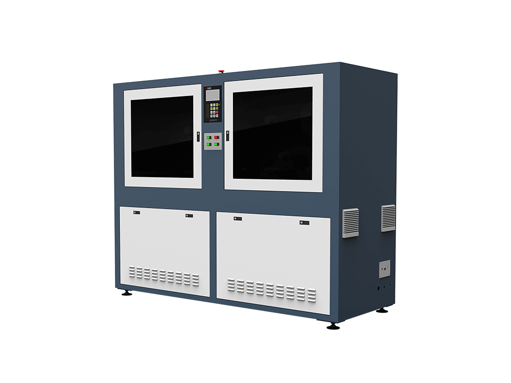 laser cutter with roll feeder and ccd camera