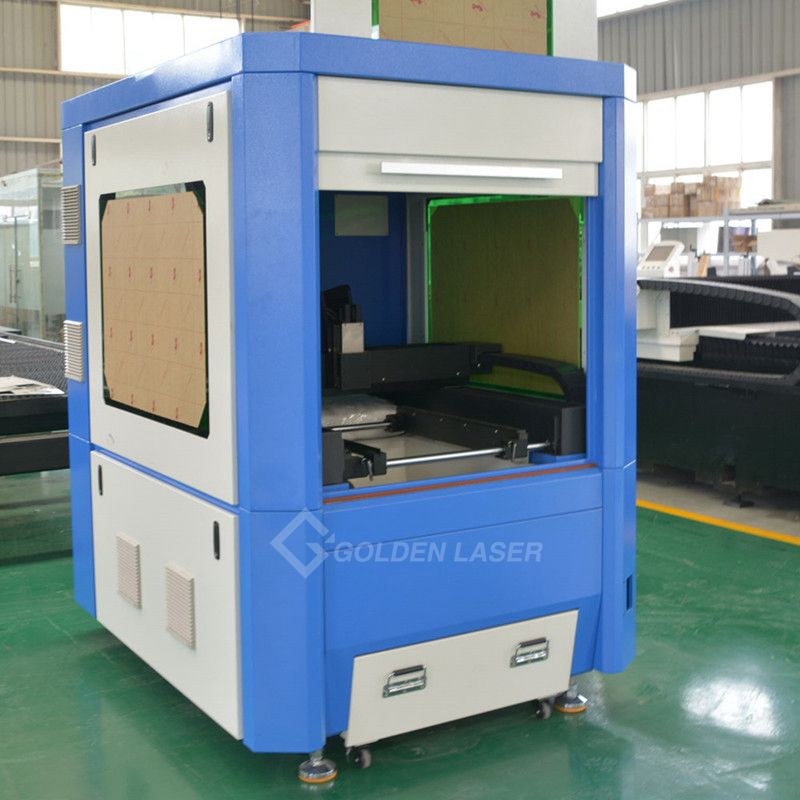 GF-6060 fiber laser cutter in the workshop