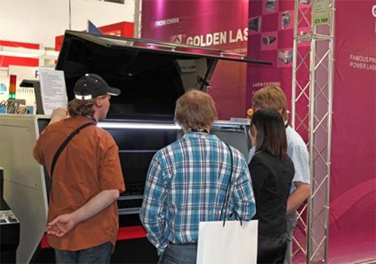 golden laser at laser world of photonics 2011