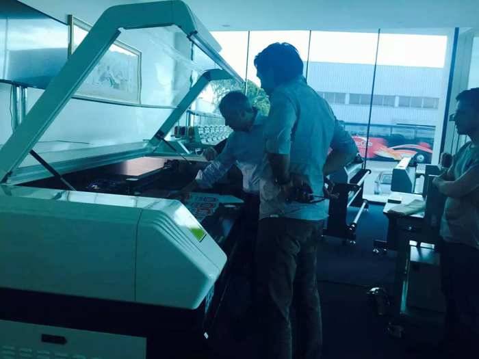 golden laser business trip in Portugal