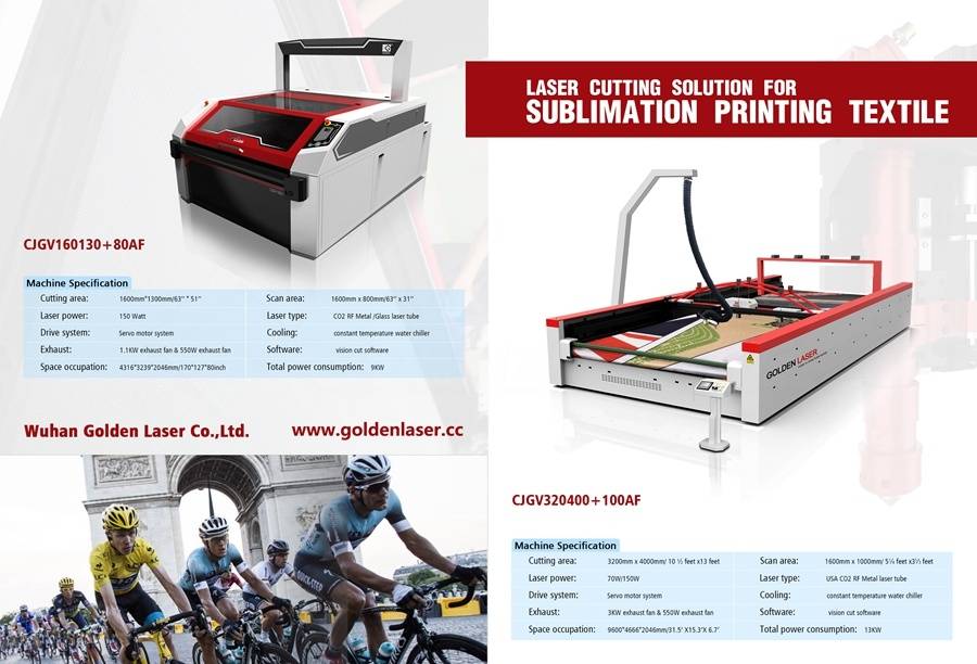 laser cutting solution for sublimation printing textile