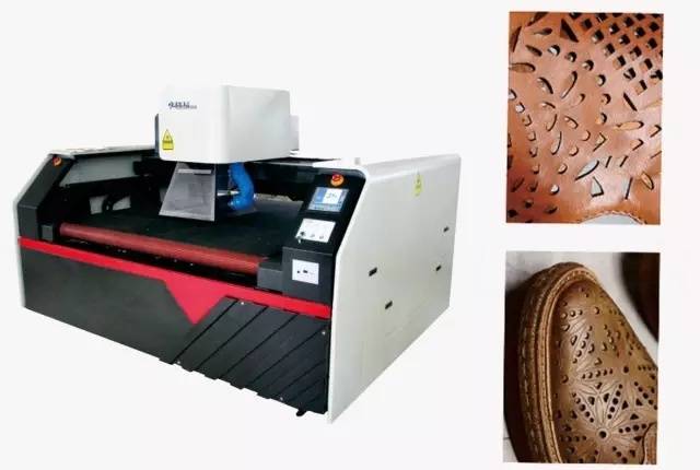 rolls of leather perforation engraving cutting laser system 2016