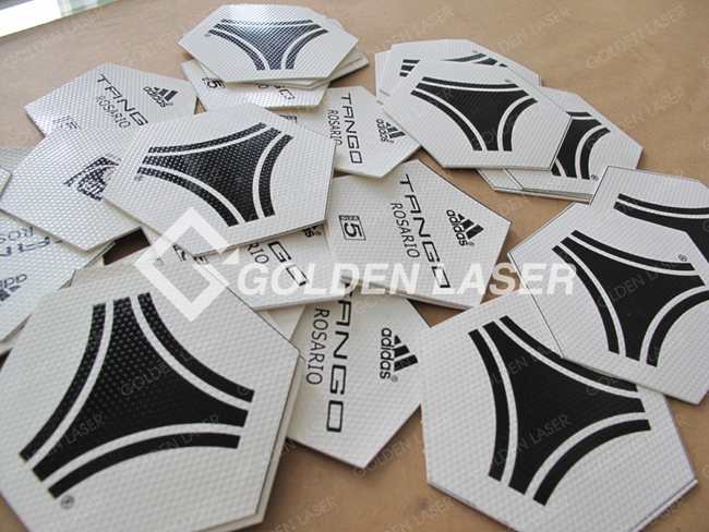 laser cutting of footballs panels