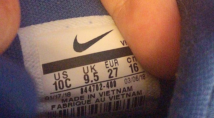 nike label