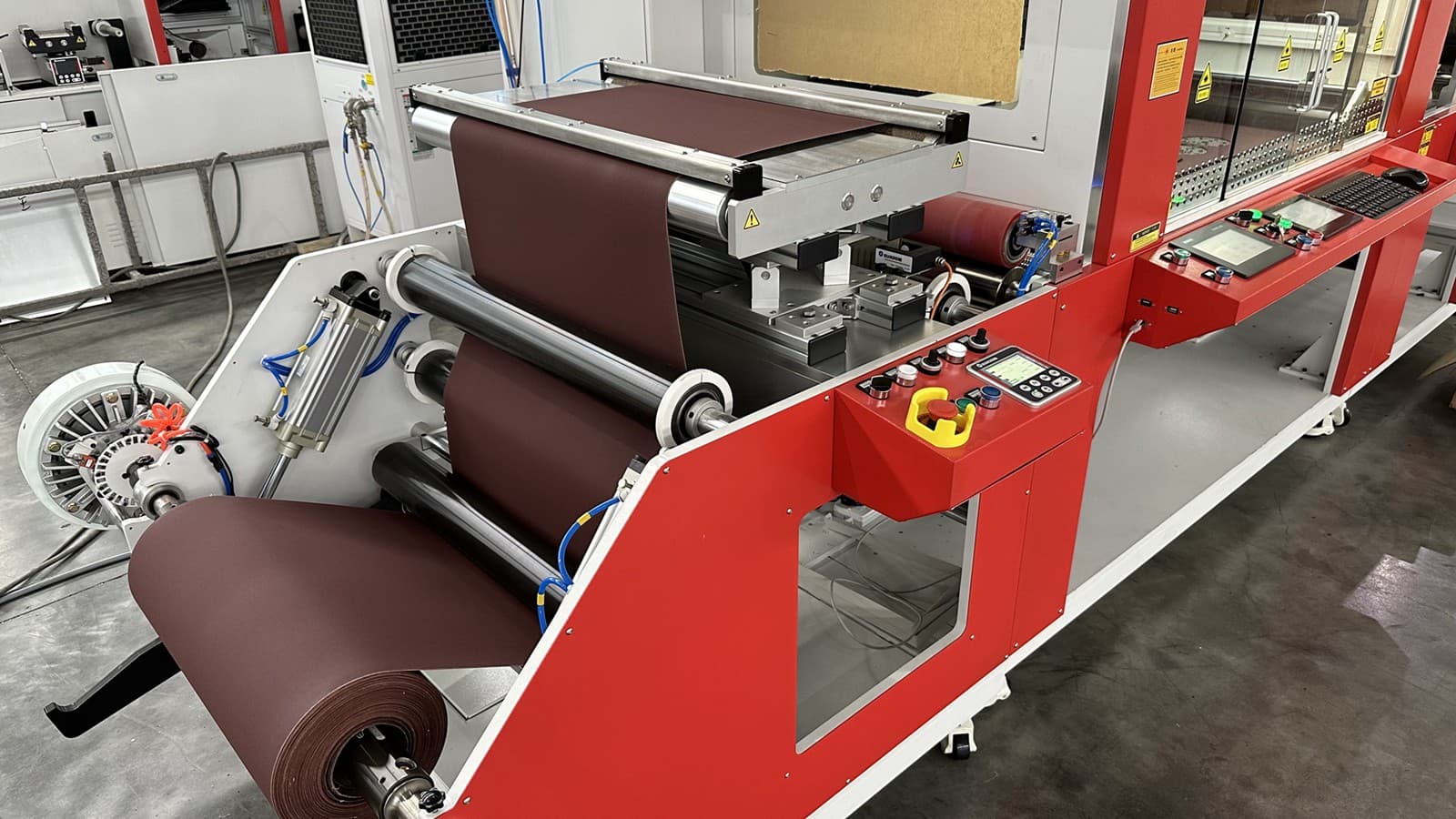 roll to roll laser cutting machine for abrasives LC800