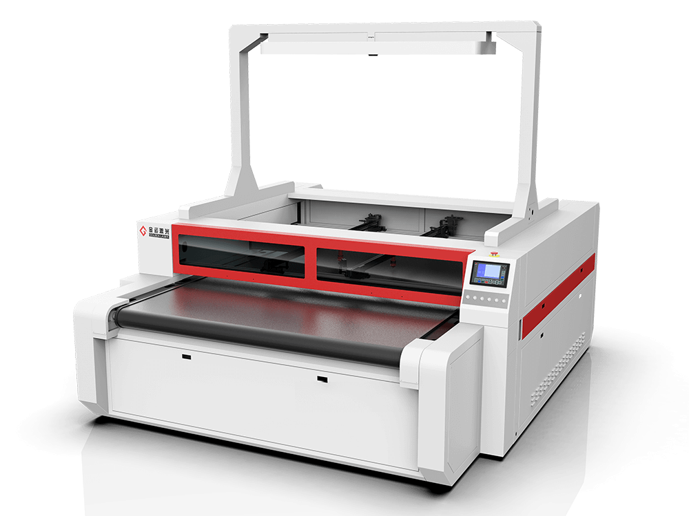 smart vision independent dual head laser cutting machine